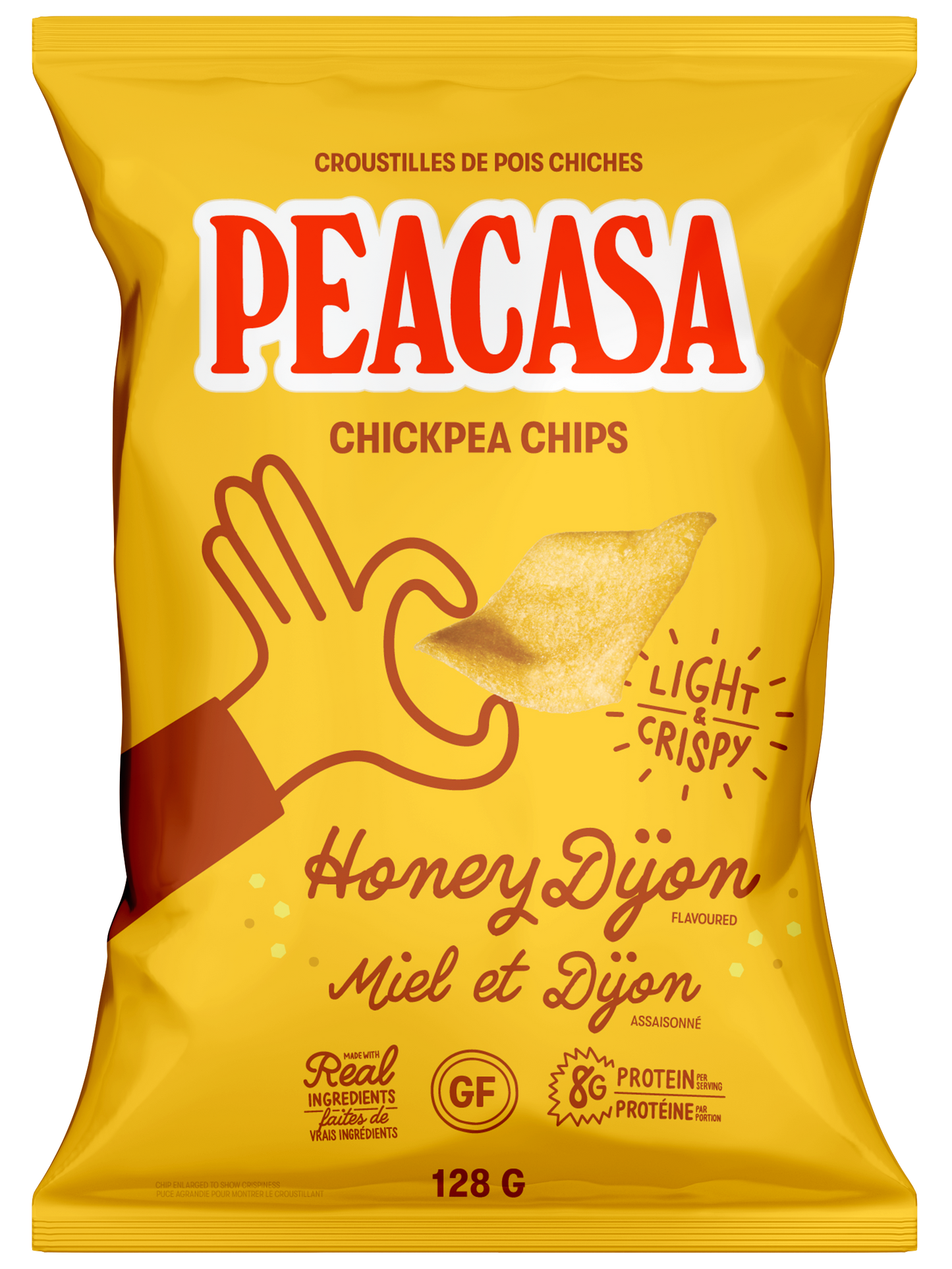 Peacasa Chickpea Chips - 12pk x 128g