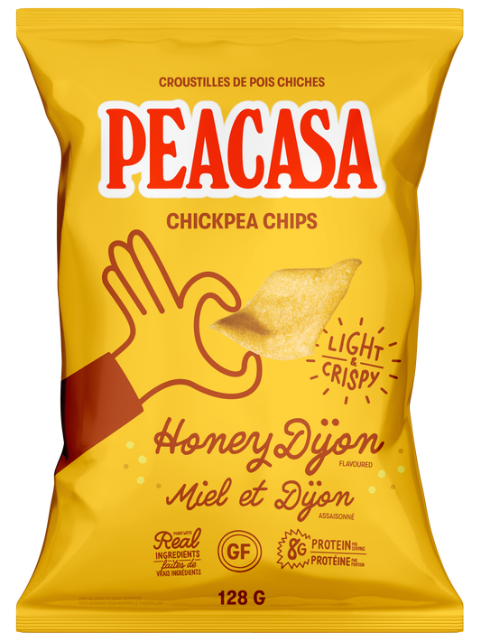 Peacasa Chips de Pois Chiches - 12 paquets x 128 g